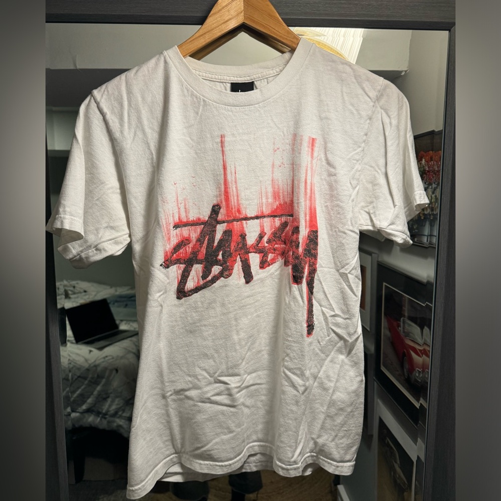 STUSSY 2000s Graphic T Shirt